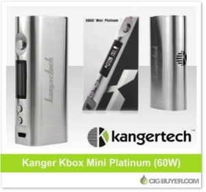 Kbox Mini Platinum Kanger Kbox Mini 5W-60W Variable Wattage VW Box Mod -  Black Kangertech Kbox Mini Australia