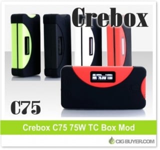 Crebox C75 75W Box Mod – $39.99