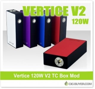 Vertice V2 120W TC Box Mod – $29.99