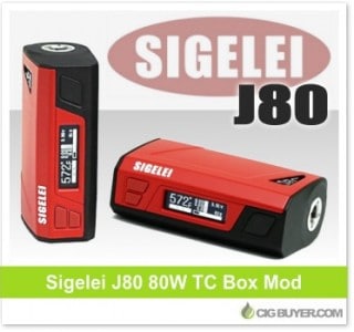 Sigelei J80 80W Box Mod – $53.99