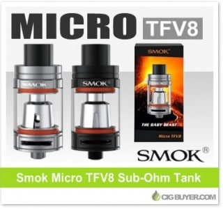 Smok Micro TFV8 Tank – $25.99