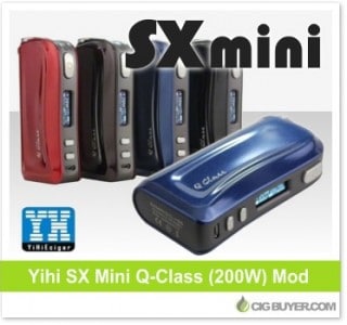 Yihi SX Mini Q-Class (200W) Box Mod – $169.99