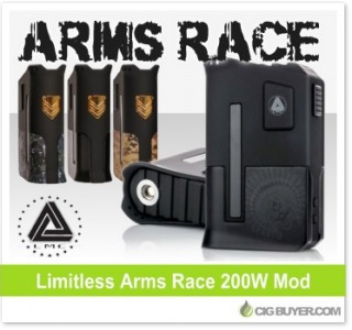 Limitless Arms Race 200W Box Mod – ONLY $49.99!