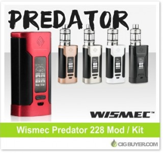 Wismec Predator 228 Box Mod / Kit – From $33.99