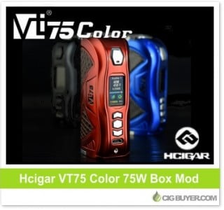 HCigar VT75 Color (DNA75C) Box Mod – $79.95