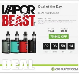 Eleaf iStick Pico Dual Kit “Deal Of Day” – ONLY $17.97!!!